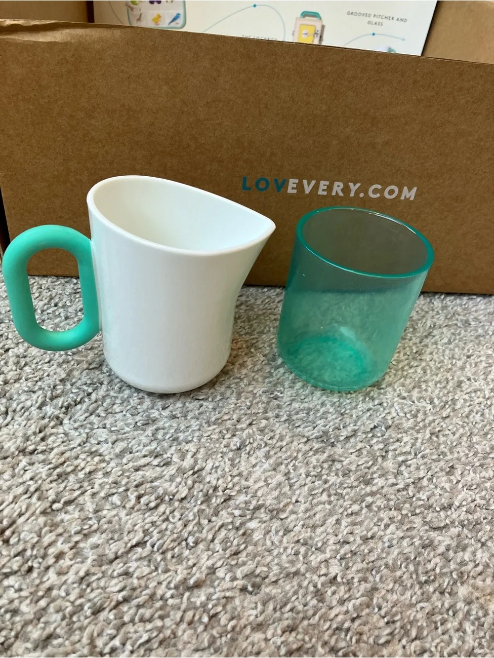 Lovevery Grooved Pitcher And Glass The Realist Playkit